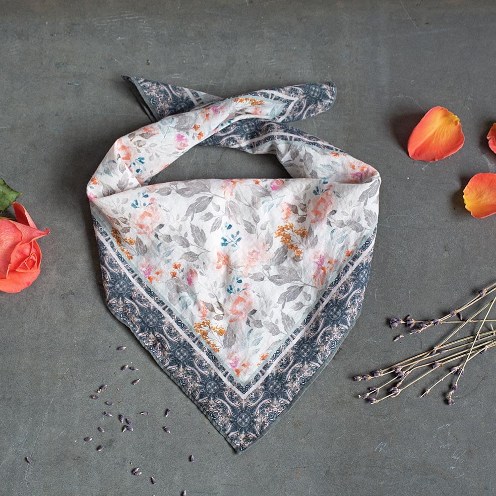 Climbing Floral Bandana - Standard Shipping Included