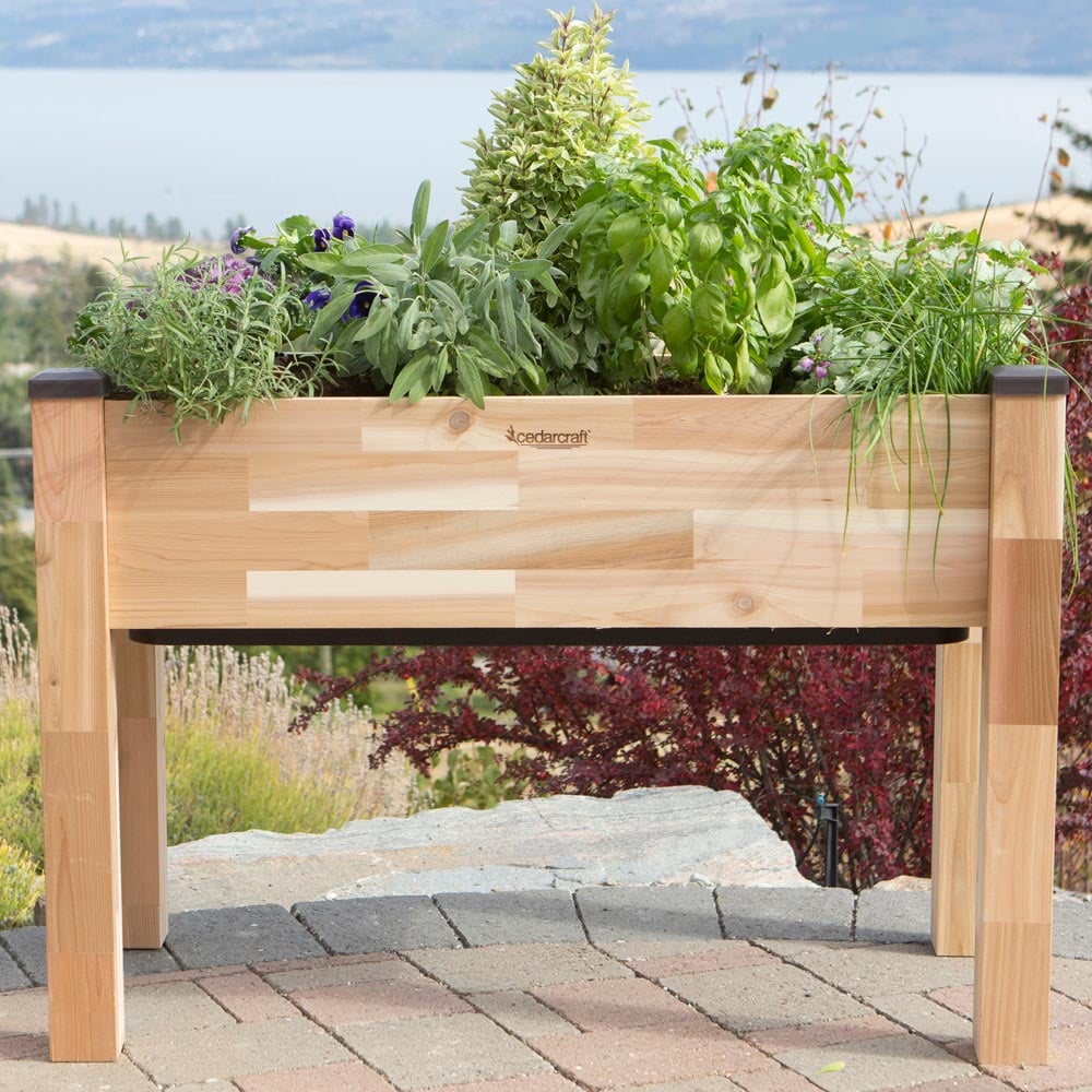 Cedar Self-Watering Elevated Planter