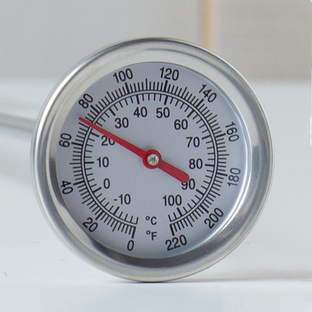 Oven Thermometer Stainless Steel Mini Dial Stand Up Temperature