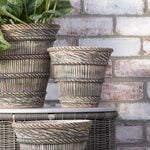  French Harvest Pot and Saucer, Small