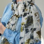  Mona Floral Scarf - Standard Shipping Included