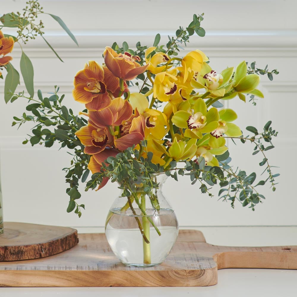 Harvest Hues Cymbidium Bouquet