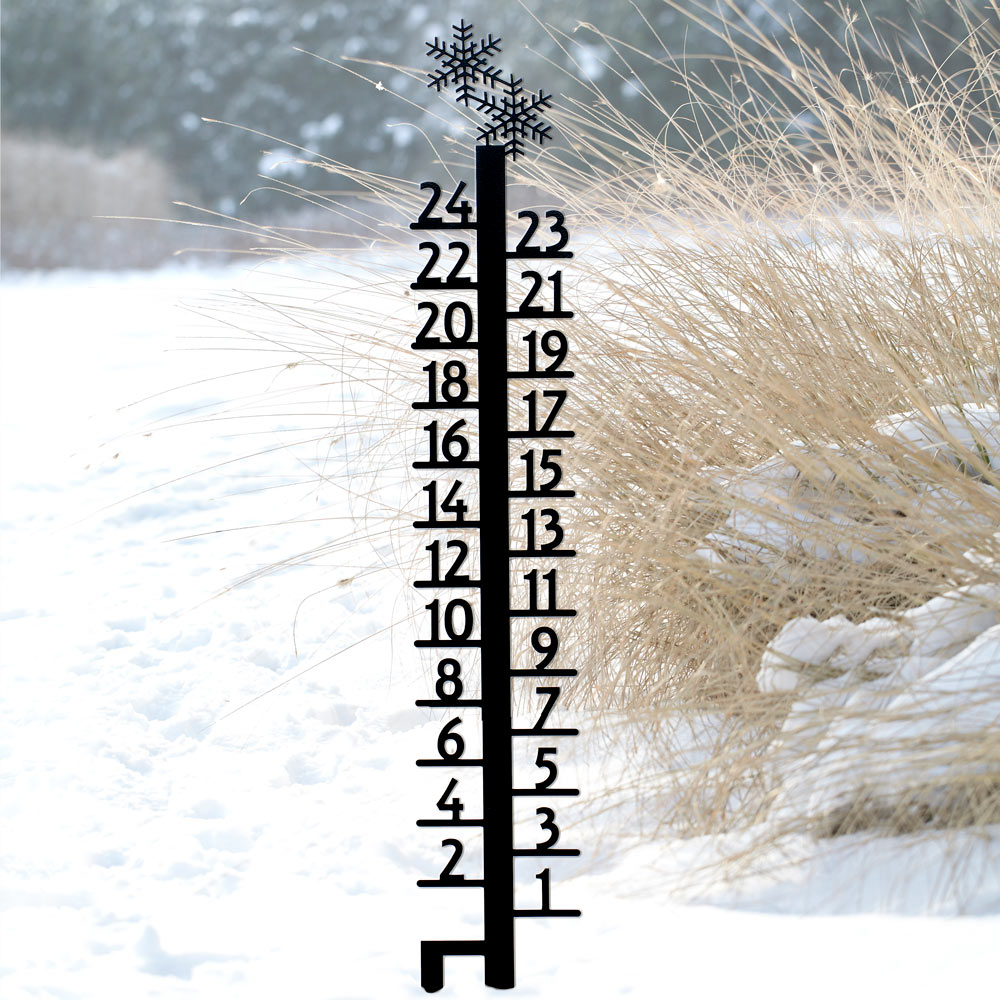 Solid Steel Snow Measure