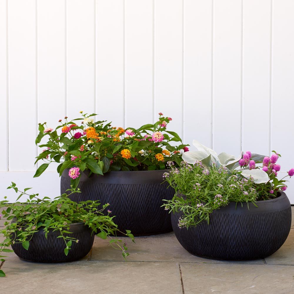 Lightweight Garden Planters White Flower Farm