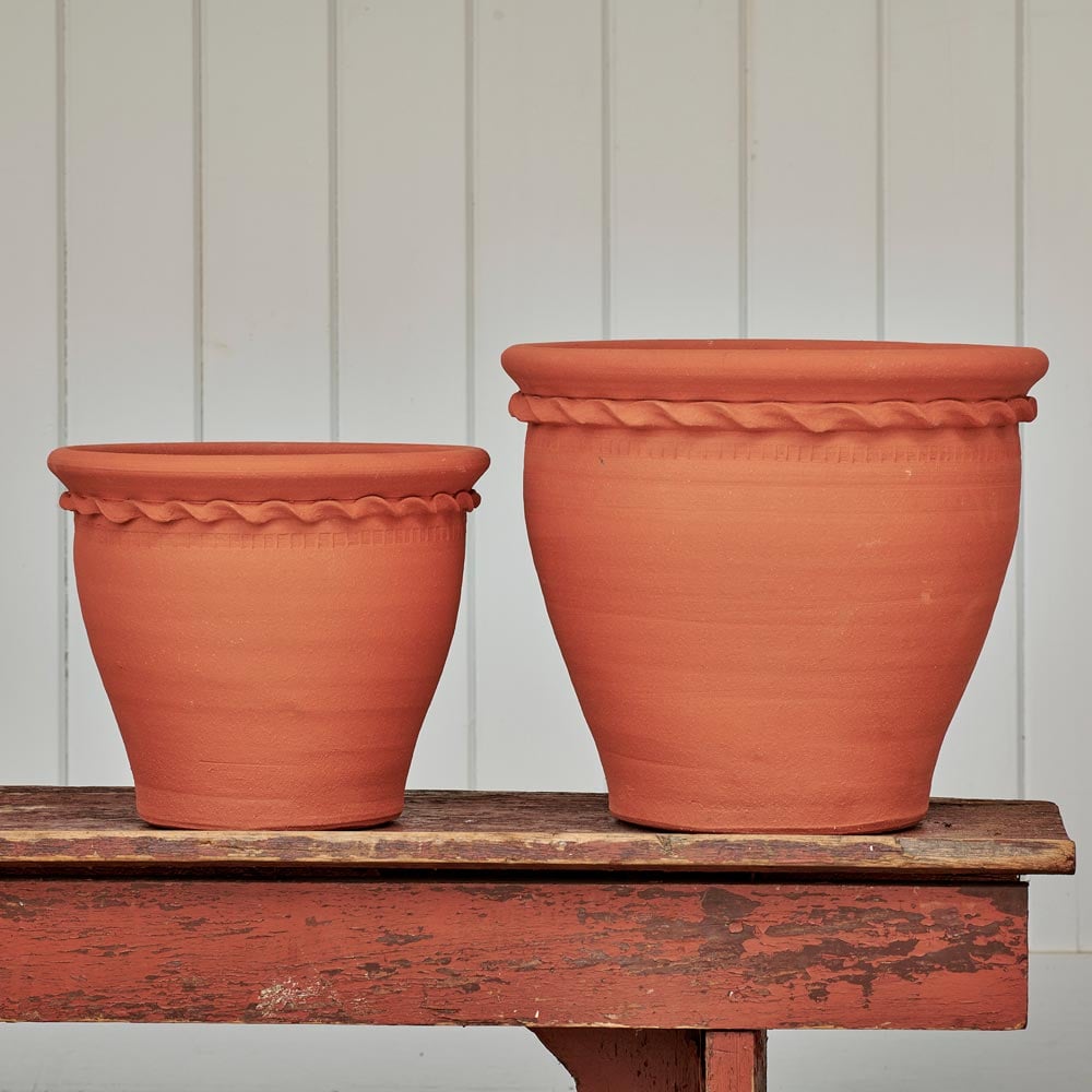 Piecrust Flower Pots