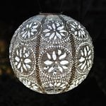  Radiant Solar Globe Lantern - large, pearl
