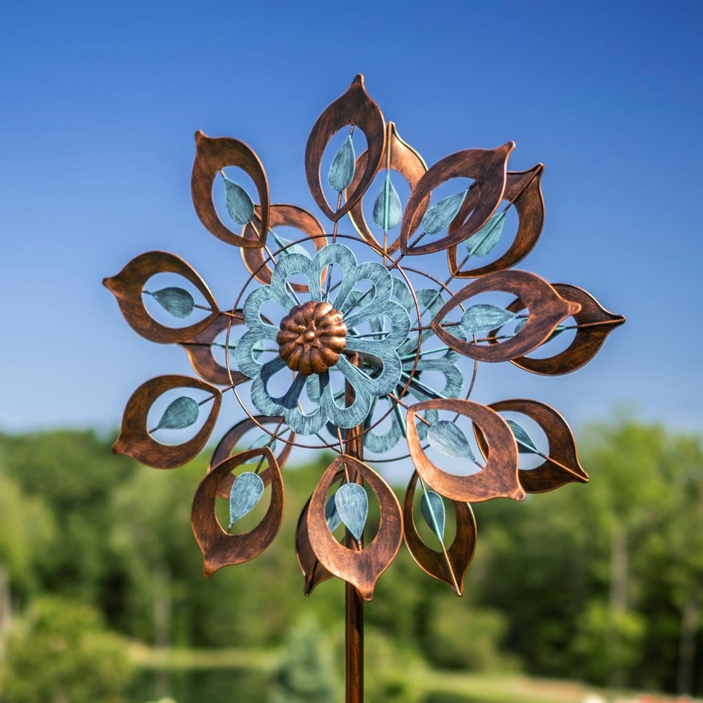 Radiant Floral Garden Spinner