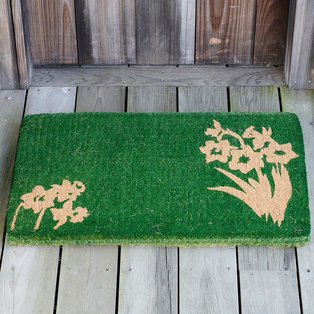 Dancing Daffodils Outdoor Mat