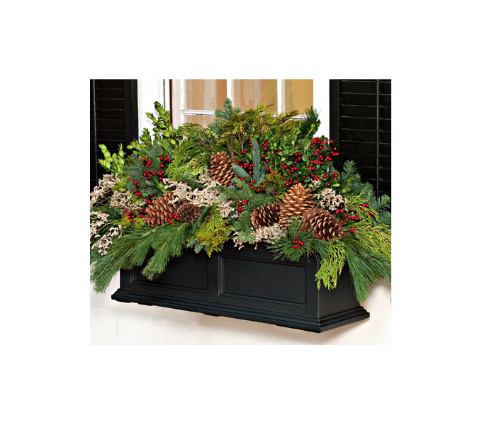 Holiday Greens Decorating Kit, 14lb Box White Flower Farm