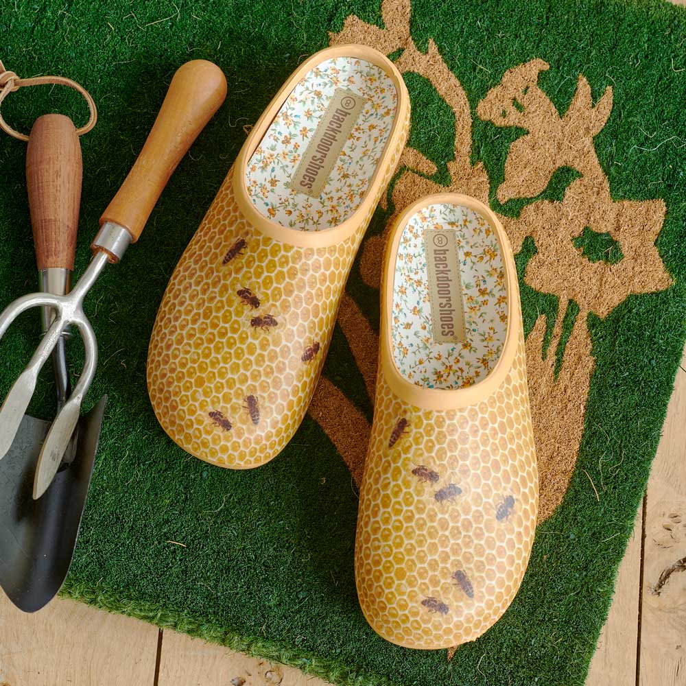 Rough & Ready Honeycomb & Bee Clogs - Standard Shipping Included