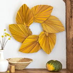  Golden Palms Dried Wreath