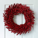  Red Myrtle Holiday Wreath