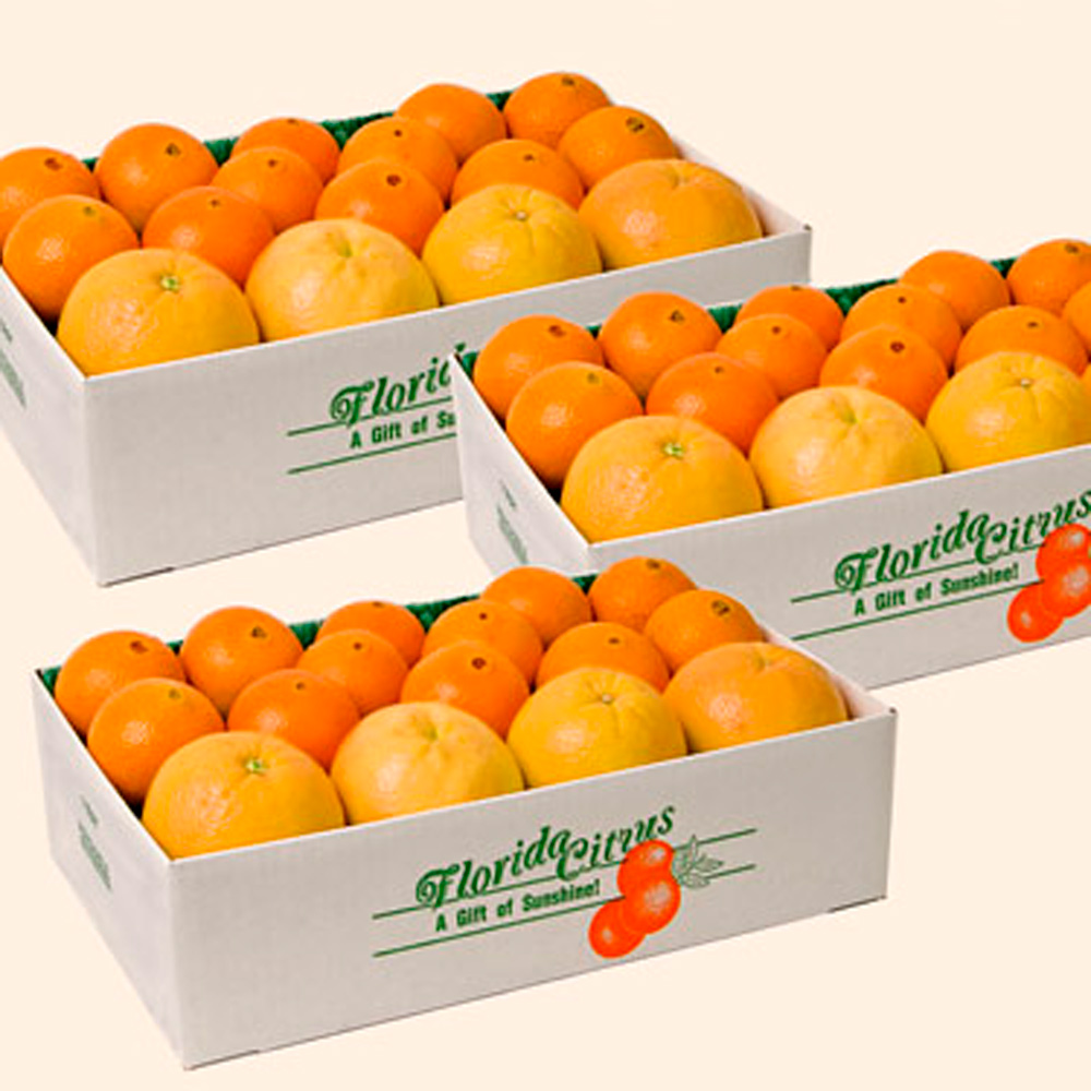 Citrus Sampler Gift Boxes, 10-lb box to 3 Different Addresses - Standard Shipping Included