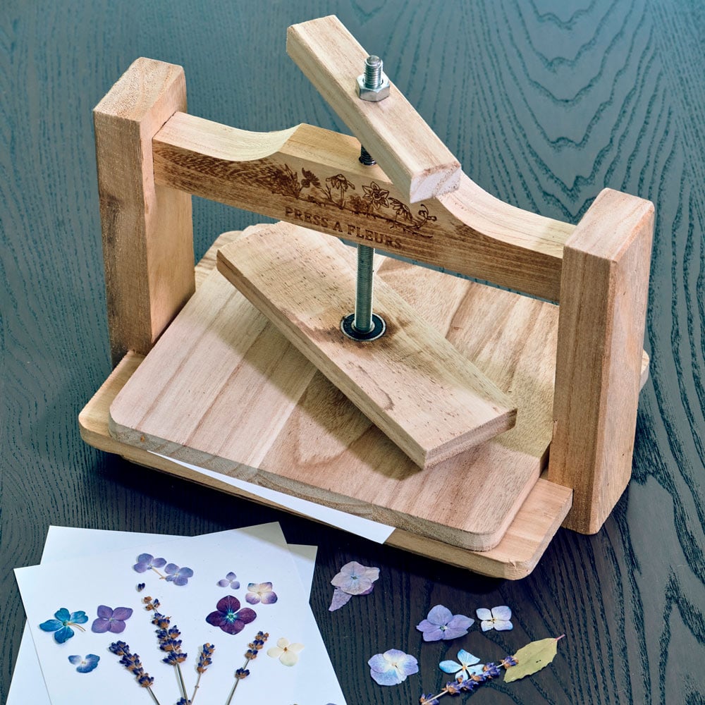 Press à Fleurs Wooden Flower Press