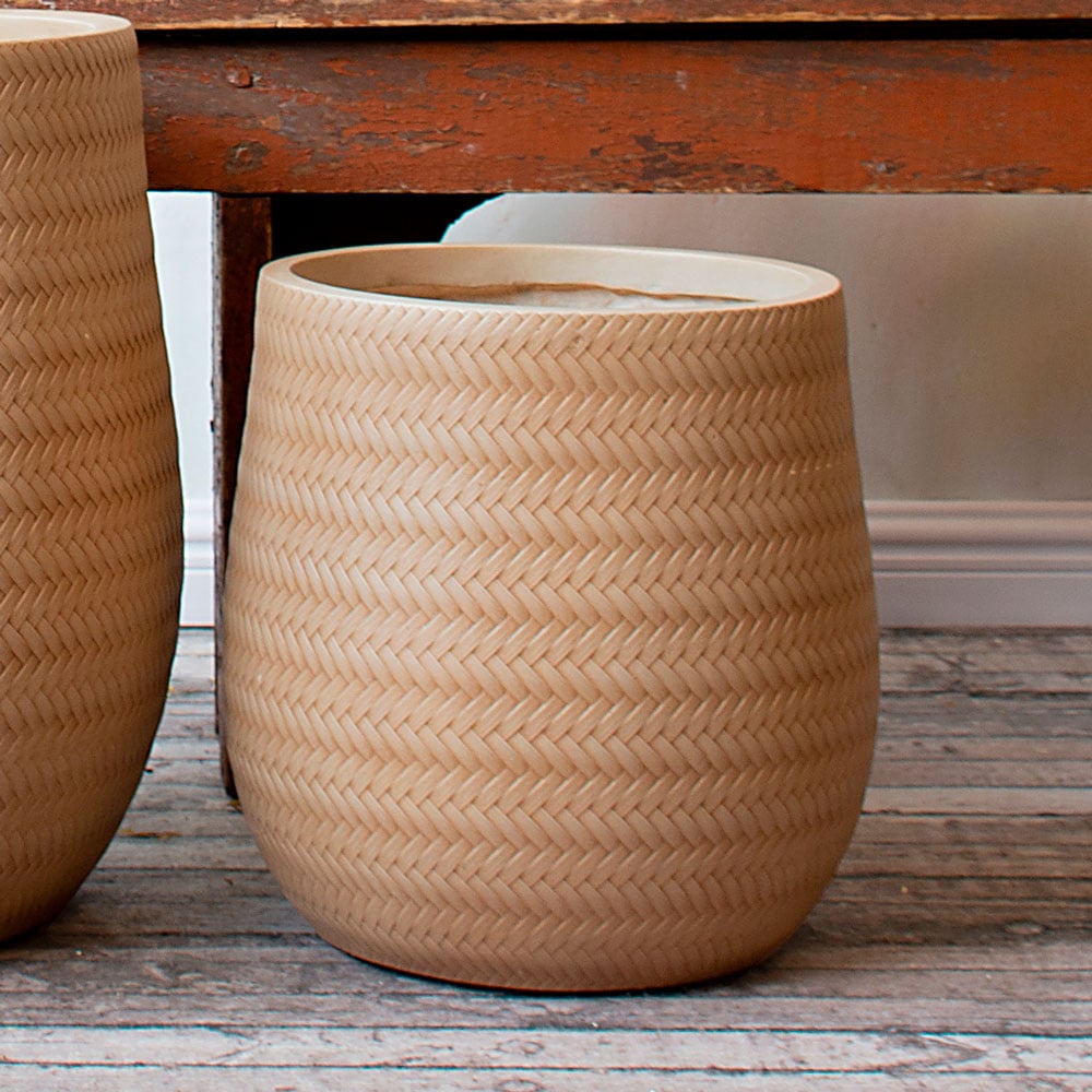 Wheaton Basketweave Pots