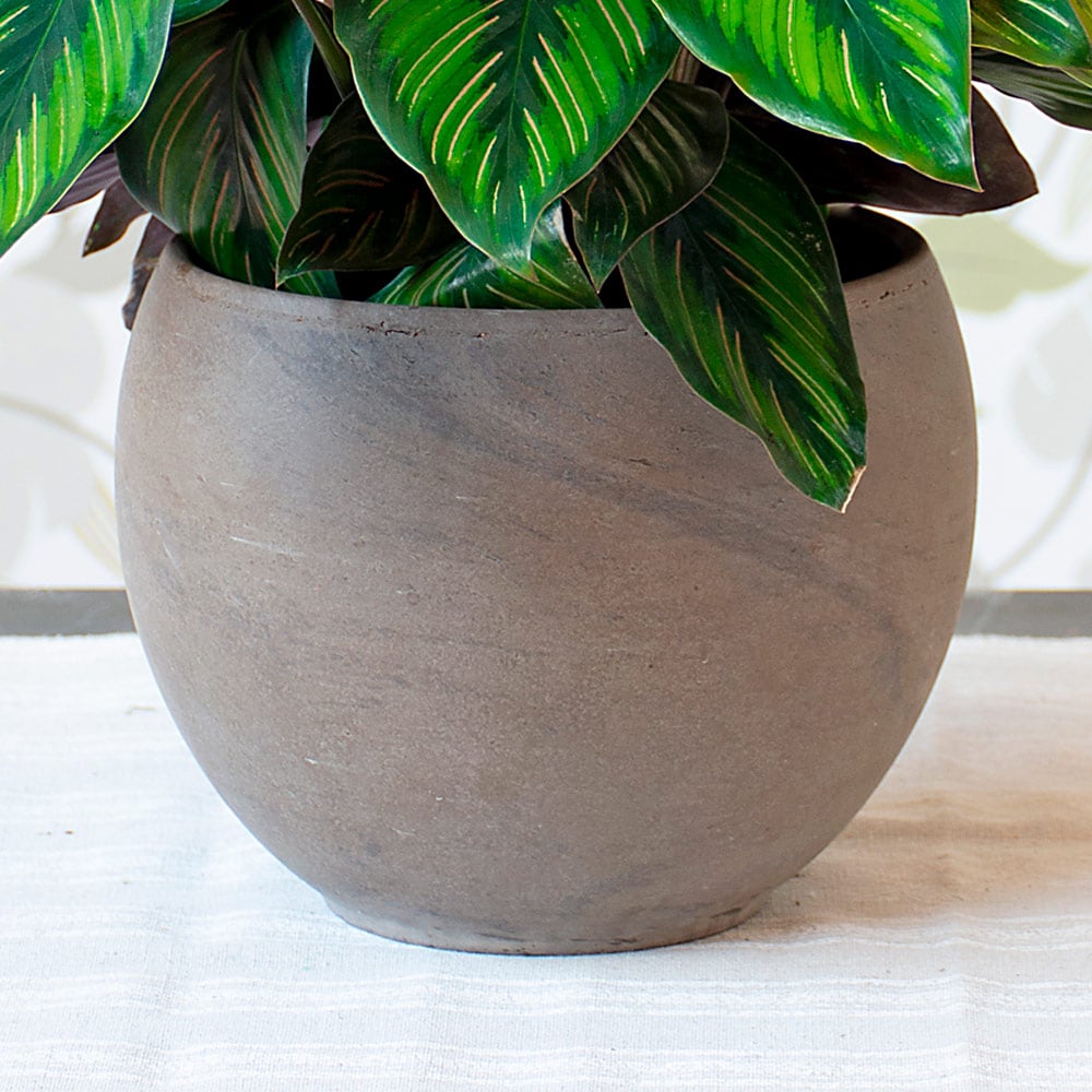 Round Cement Cachepot