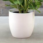  White Ceramic Cachepot, x-large