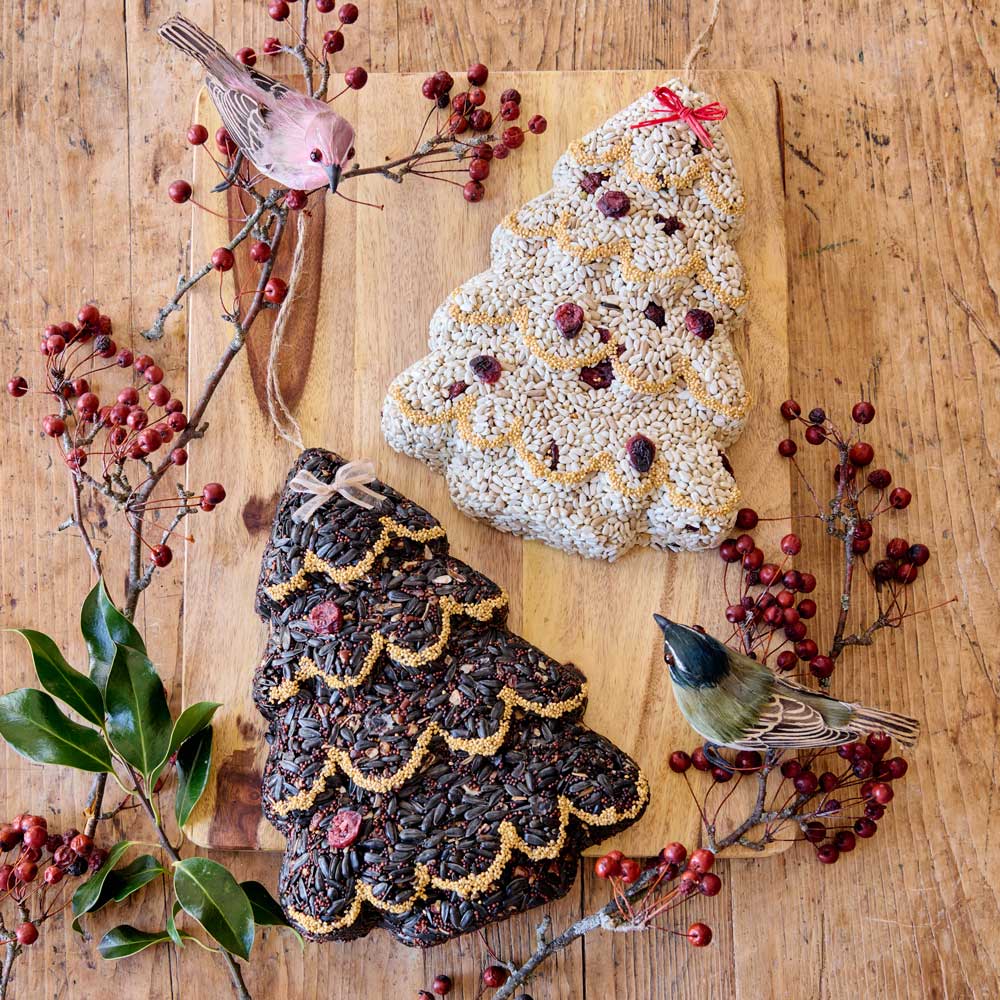 Birdseed Christmas Trees, set of 2