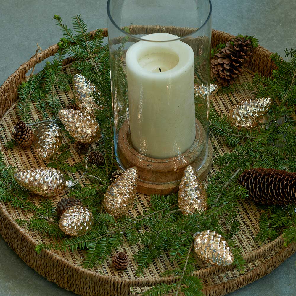 Pine Cone String Lights