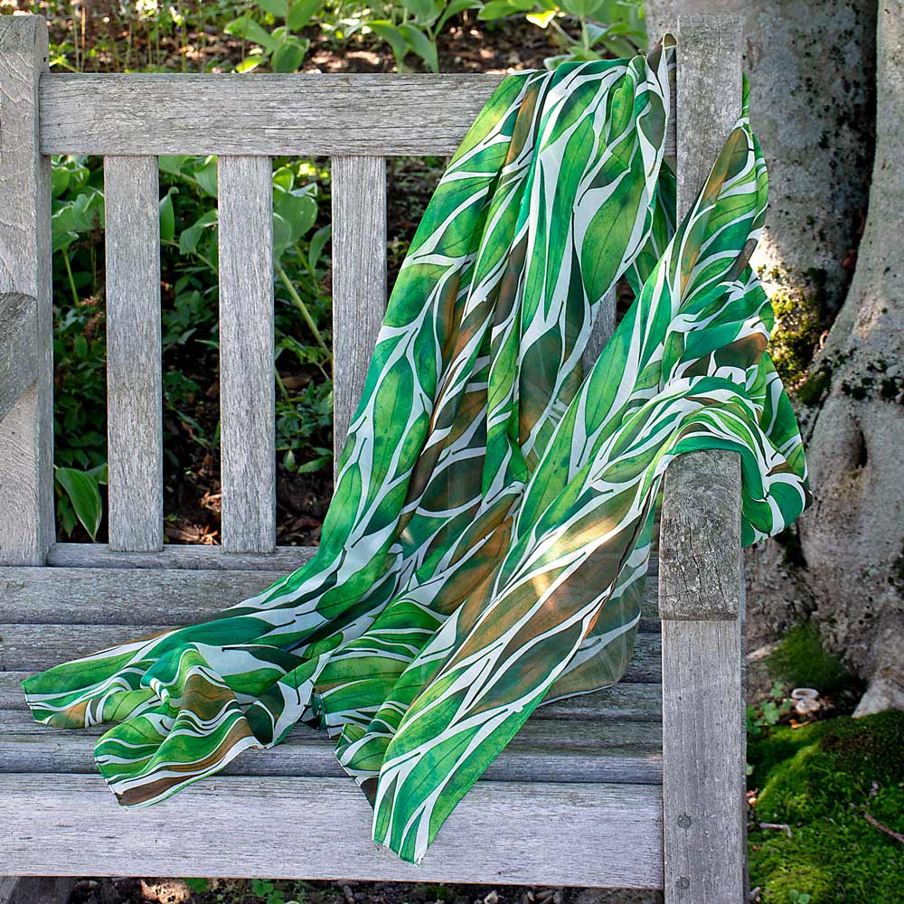 Leaves of Green Modal Scarf - Standard Shipping Included