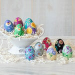  Hand-Painted Floral Eggs