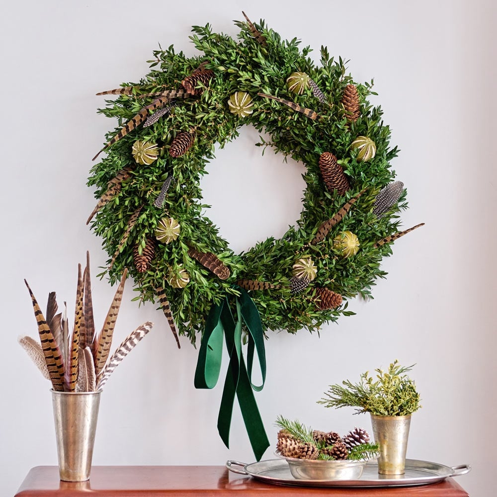 Ten Dried Herb Indoor Wreath