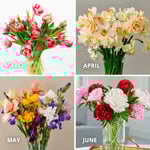  Four Months of Spring Flower Bouquets, March - June