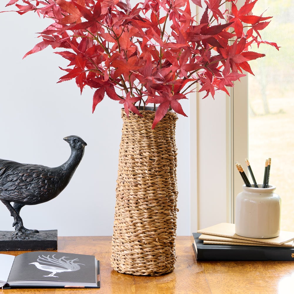 Rustic Seagrass Vase