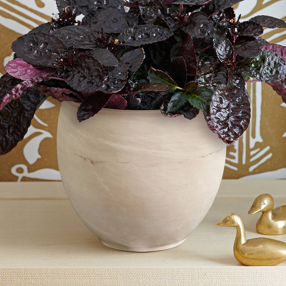Luna Sphere Cachepot, cream, small