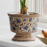  Delft Blue Floral Pedestal Cachepot
