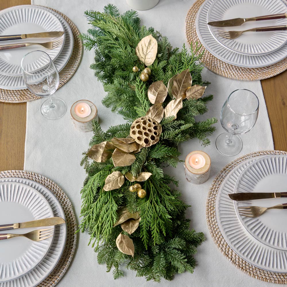 Golden Lotus Centerpiece White Flower Farm