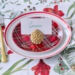  Golden Pine Cone Place-Card Holders, Set of 4