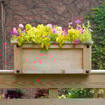  Cedar Over-the-Railing Planter Box