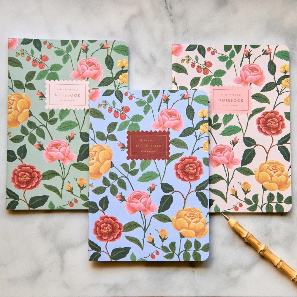 Rose Notebooks, Set of 3