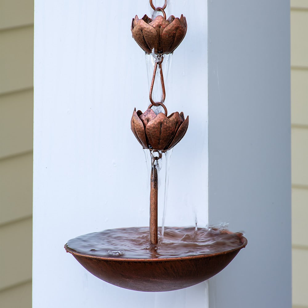 Waterlily Rain Chain