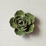  Ceramic Flower, Dark Green