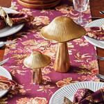  Golden Mushrooms, Set of 2