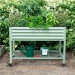  V-Series Elevated Garden Bed, Olive Green