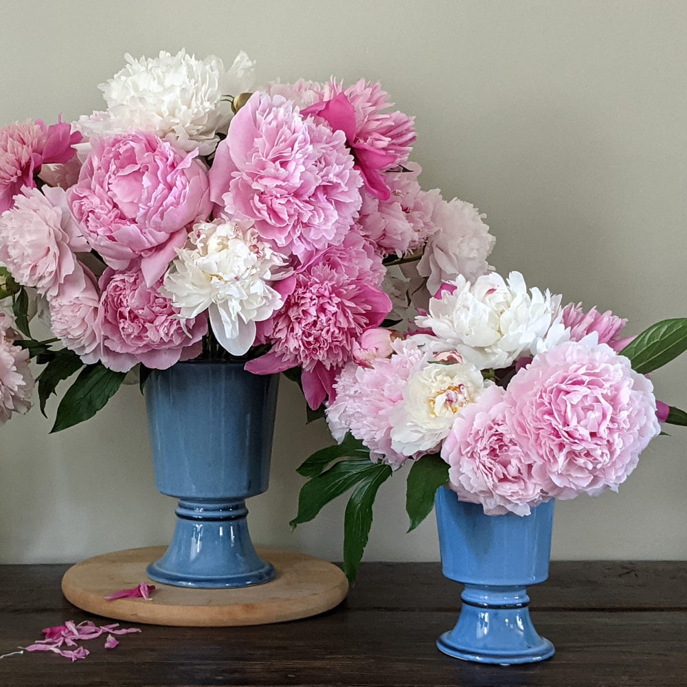 Kelcy Footed Blue Cachepots