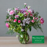  Semia's Artistic Bouquet with Vase Plus $50 Gift Card - Shipping Included