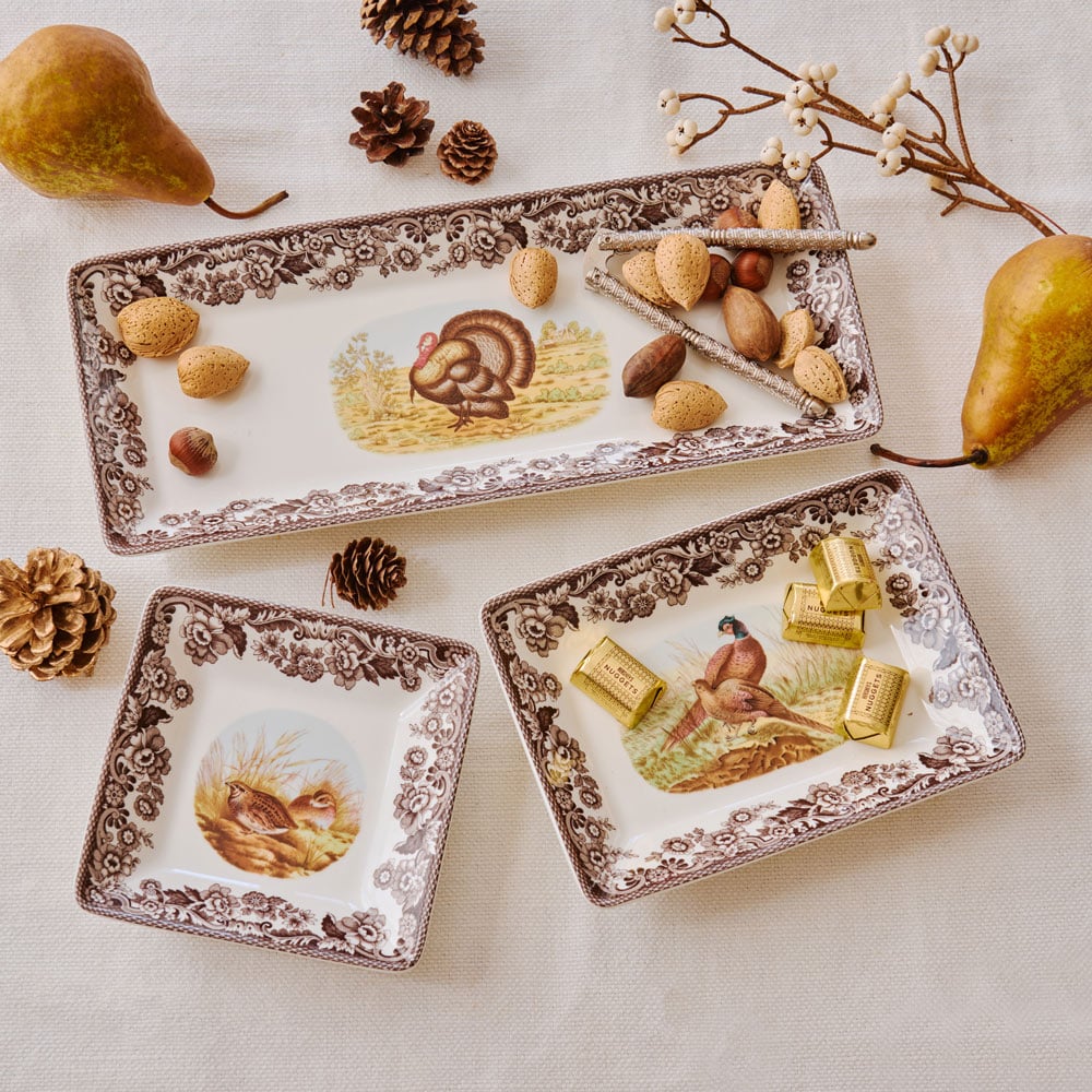 Woodland Ceramic Nesting Trays, set of 3 