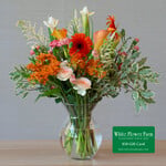  Semia's Artistic Bouquet with Vase Plus $50 Gift Card - Shipping Included